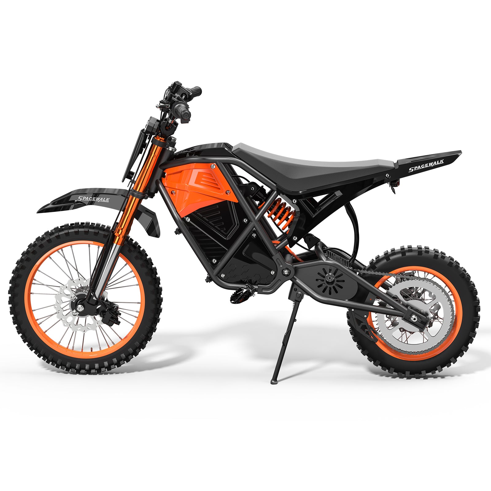 Eilleo Electric Motorcycle – 3000W Peak Motor, 37.5 mph, 40–60 Mile Range, 48V 20Ah Battery, Dual Suspension, 14"/12" Tires