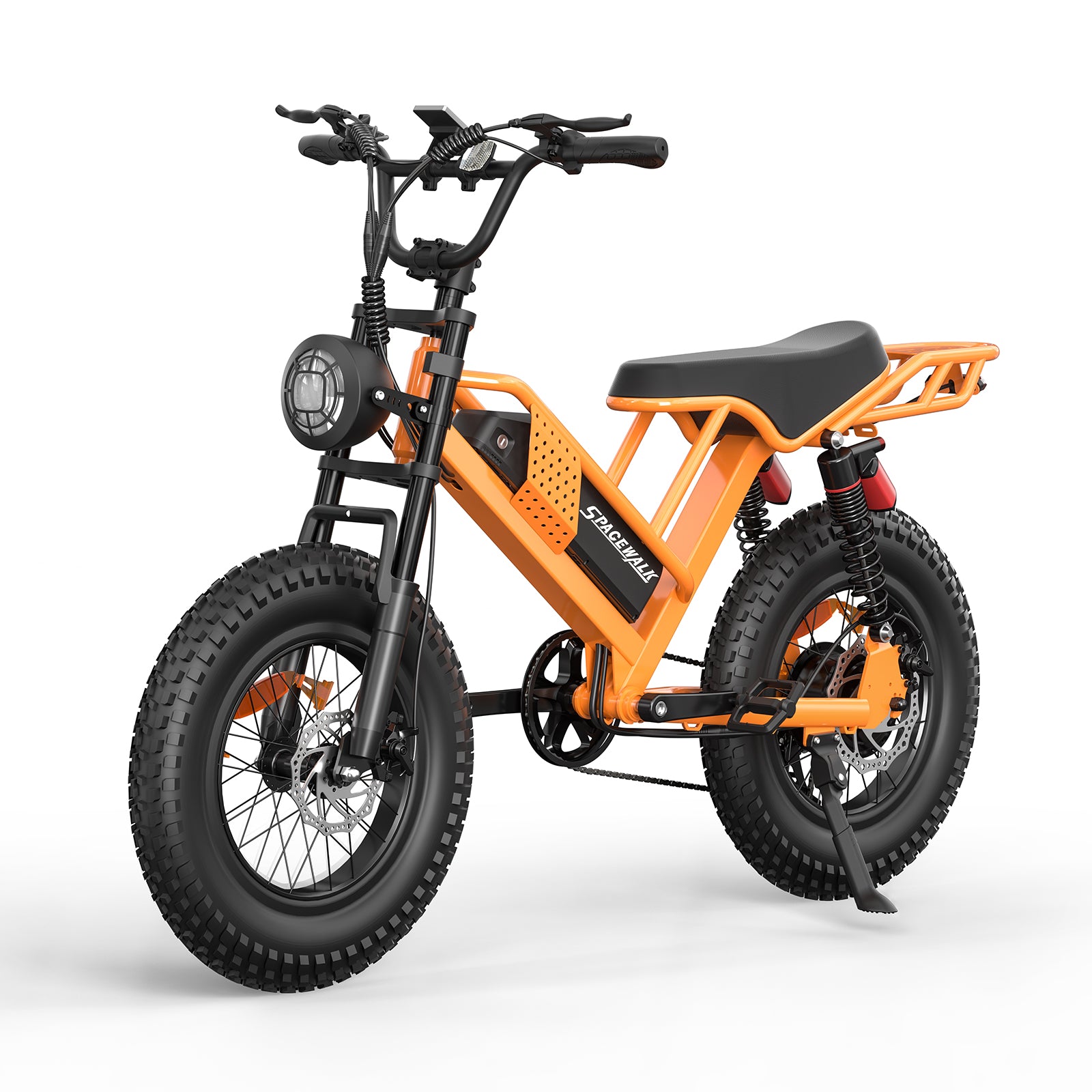 Eilleo 20" Fat Tire E-Bike – 750W Motor (920W Peak), 24.9 mph, 50–70 Mile Range, 48V 15.6Ah Battery, Dual Suspension, Shimano 7-Speed