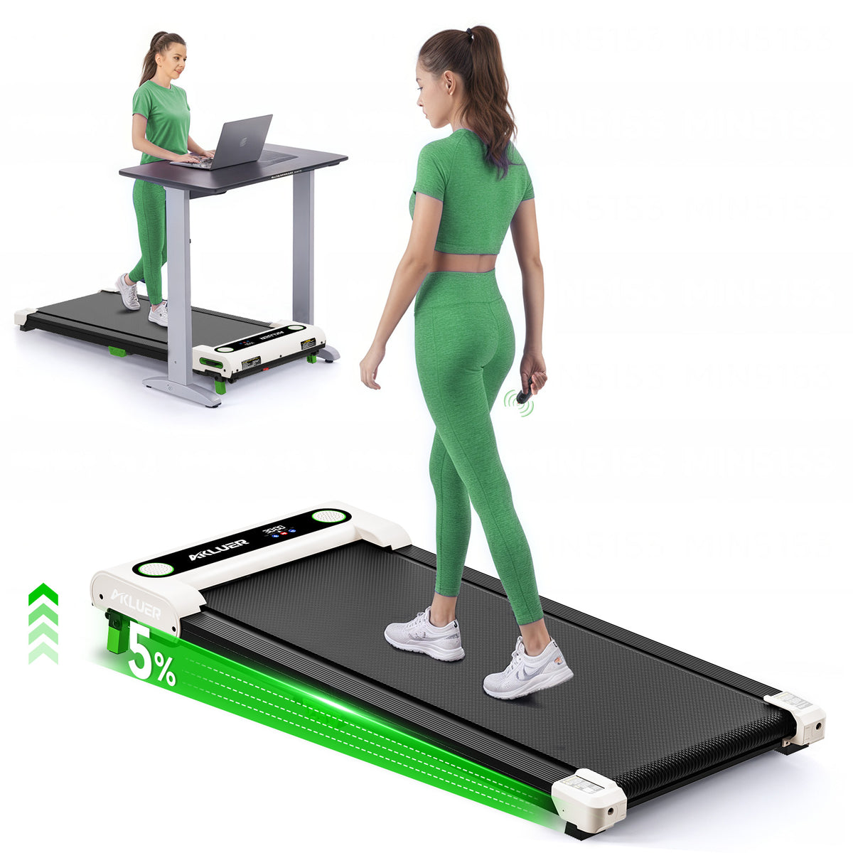 AKLUER 480L-A Under Desk Treadmill