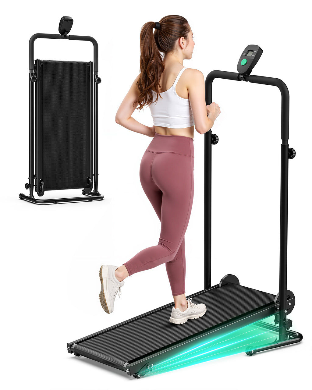 Akluer RJ-401 Non-Electric Motorized Self-Powered Treadmill