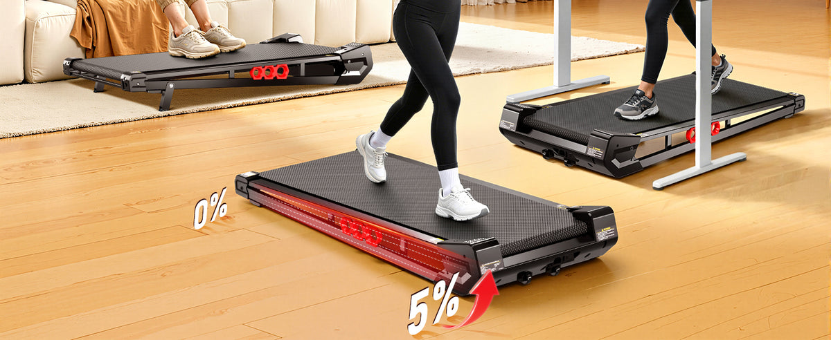 Akluer S49AD Multi-Functional 2-in-1 Walking Pad Treadmill and Vibration Body Shaker