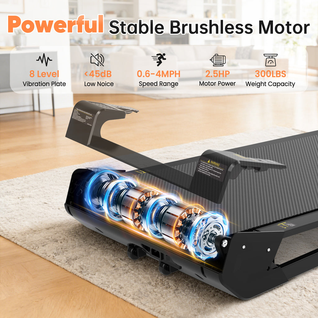 Akluer S49AD Vibration Walking Pad Treadmill