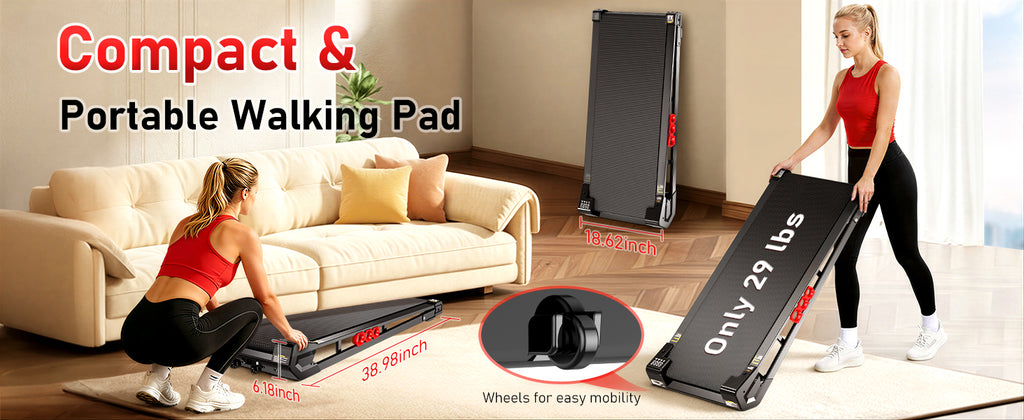 Akluer S49AD Multi-Functional 2-in-1 Walking Pad Treadmill and Vibration Body Shaker