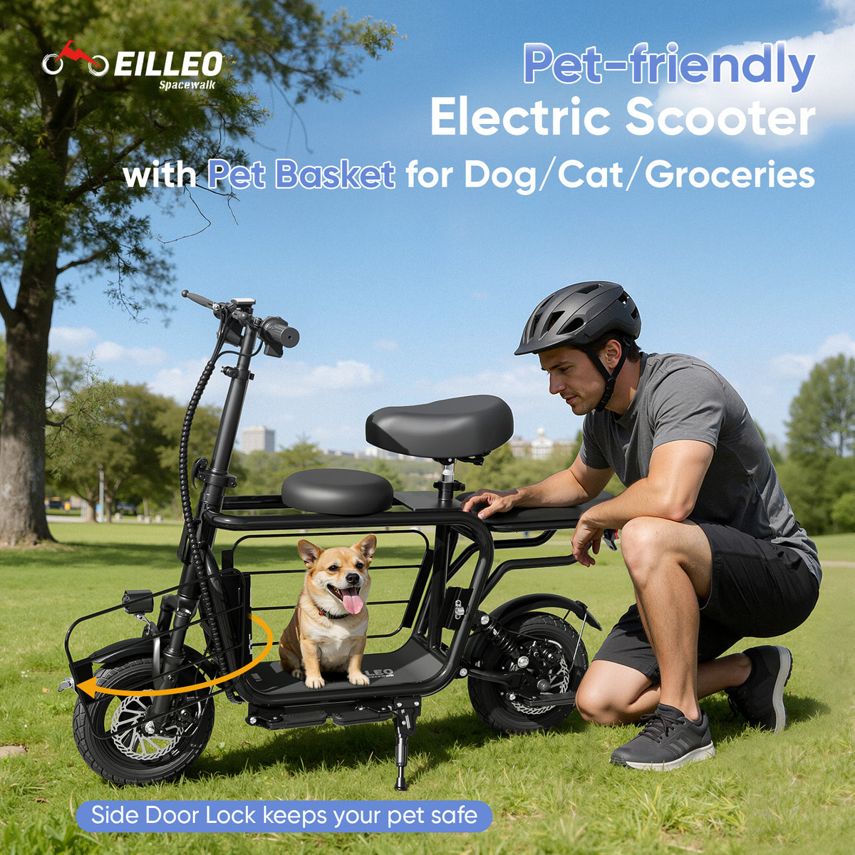 EILLEO Spacewalk 3 Seater & Pet Carriee Basket EILLEO US12