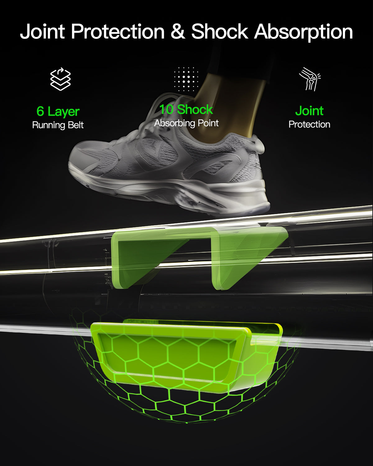 AKLUER 480L-A Under Desk Treadmill