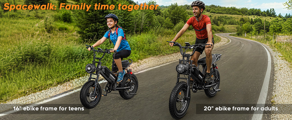 Eilleo 20" Fat Tire E-Bike – 750W Motor (920W Peak), 24.9 mph, 50–70 Mile Range, 48V 15.6Ah Battery, Dual Suspension, Shimano 7-Speed