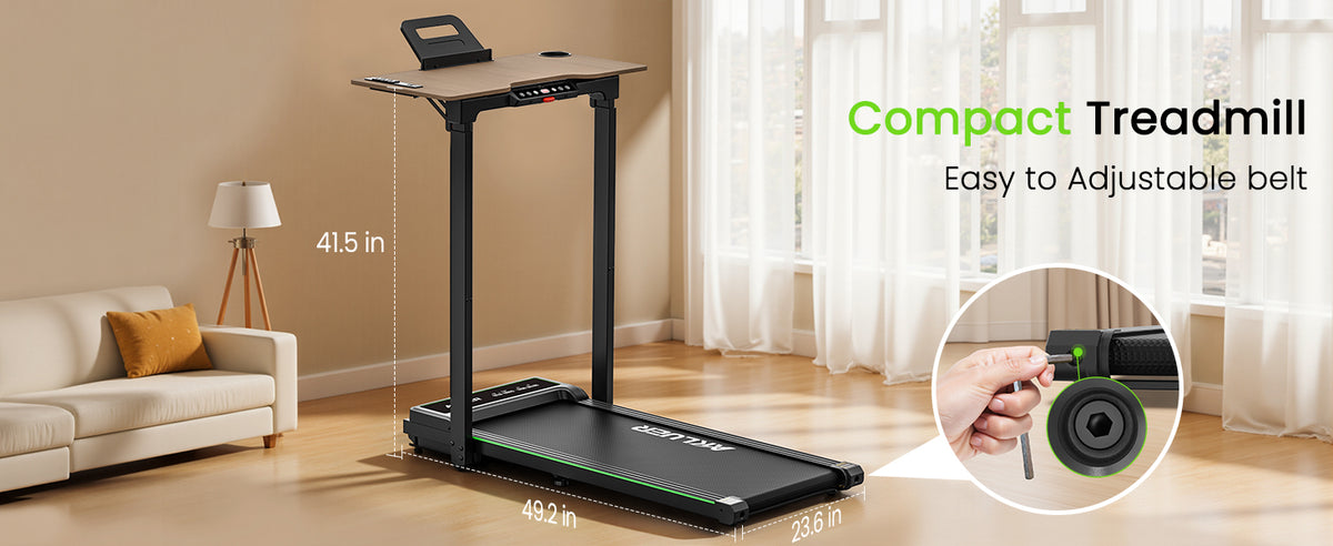 Akluer P3-D Adjustable Height Desk Treadmill