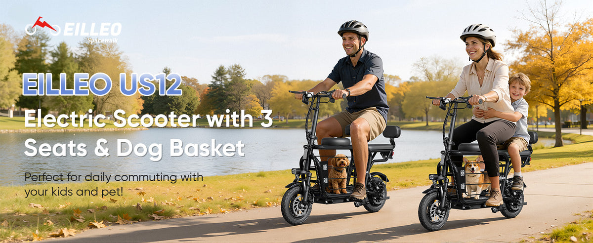 EILLEO Spacewalk 3 Seater & Pet Carriee Basket EILLEO US12