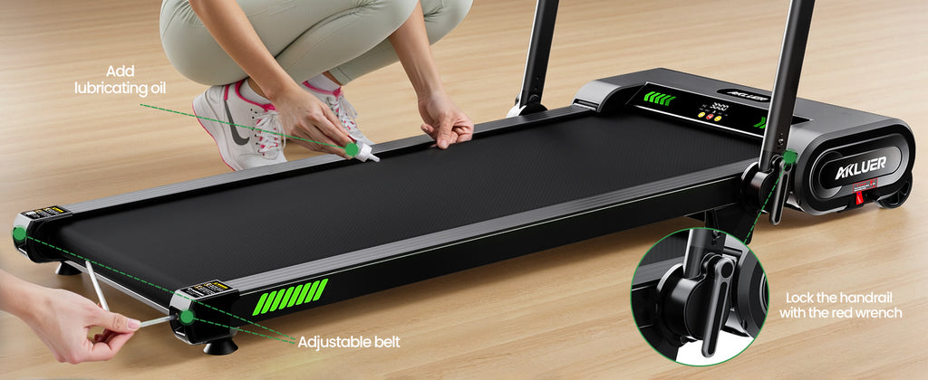 Akluer H1-B 13% Auto Incline Under Desk Treadmill