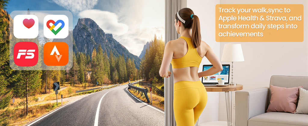 Akluer 12% Auto Incline With Bluetooth Function Walking Pad Treadmill