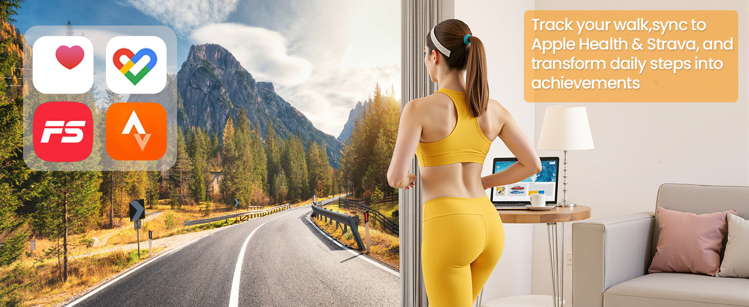 Akluer 12% Auto Incline With Bluetooth Function Walking Pad Treadmill