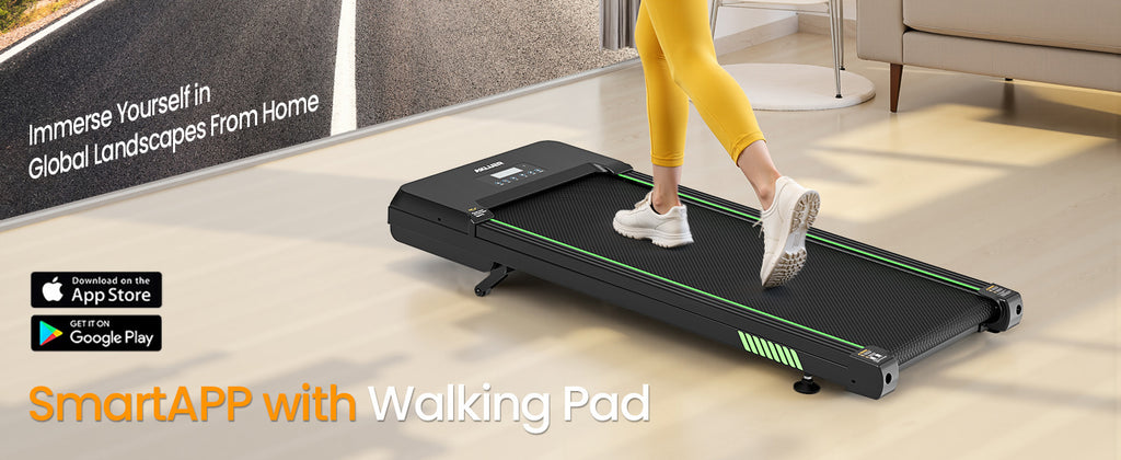 Akluer 12% Auto Incline With Bluetooth Function Walking Pad Treadmill