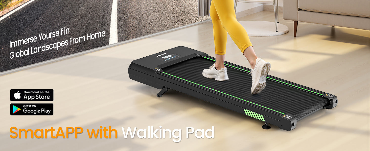 Akluer 12% Auto Incline With Bluetooth Function Walking Pad Treadmill