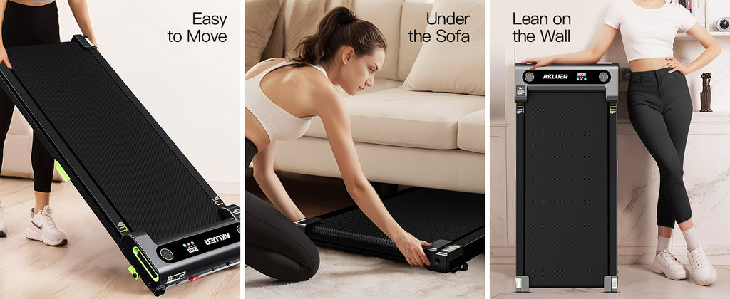 AKLUER 480L-A Under Desk Treadmill