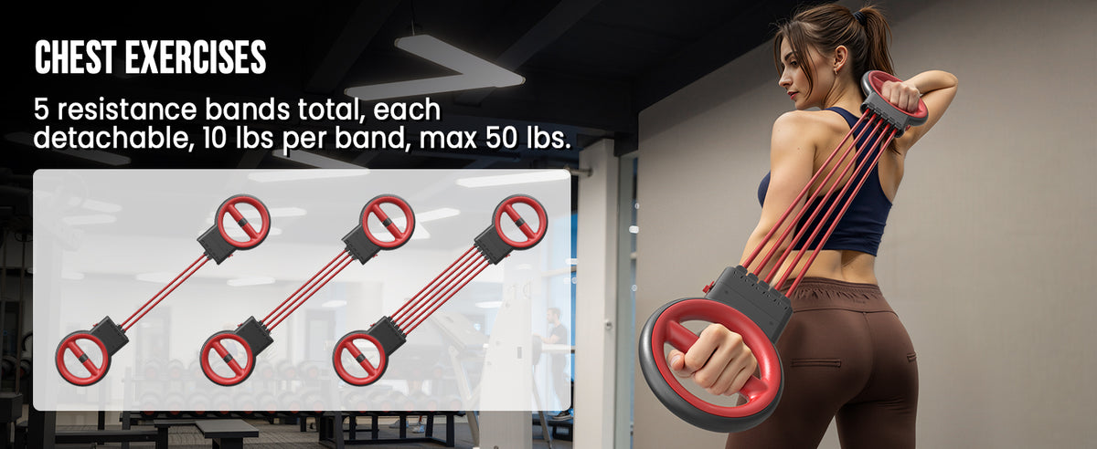 Akluer RL-2000A Multi-Functional  3 in 1 Arm Trainer For Whole Upper Body