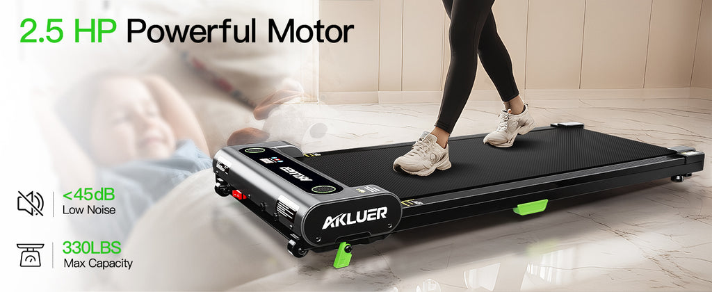 AKLUER 480L-A Under Desk Treadmill