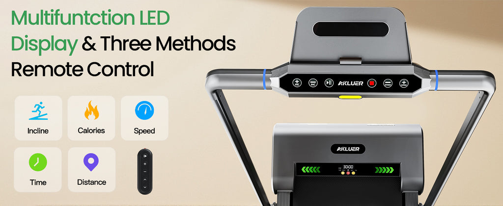 Akluer H1-B 13% Auto Incline Under Desk Treadmill