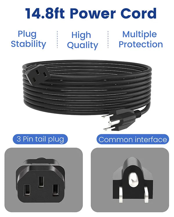 Akluer Under Desk Treadmill Power Cord